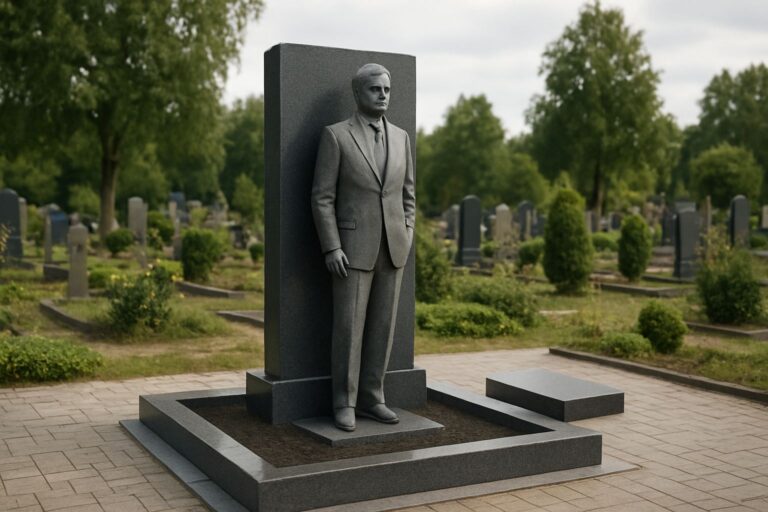 памятник мужчине на могилу из гранита